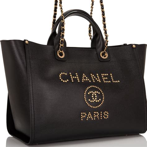 chanel all black handbag|large black chanel tote bag.